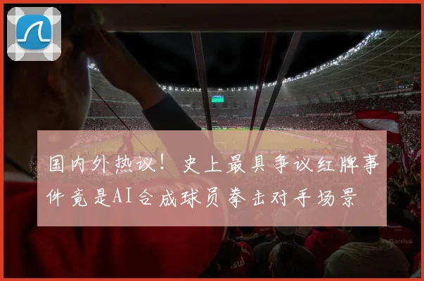 国内外热议！史上最具争议红牌事件竟是AI合成球员拳击对手场景